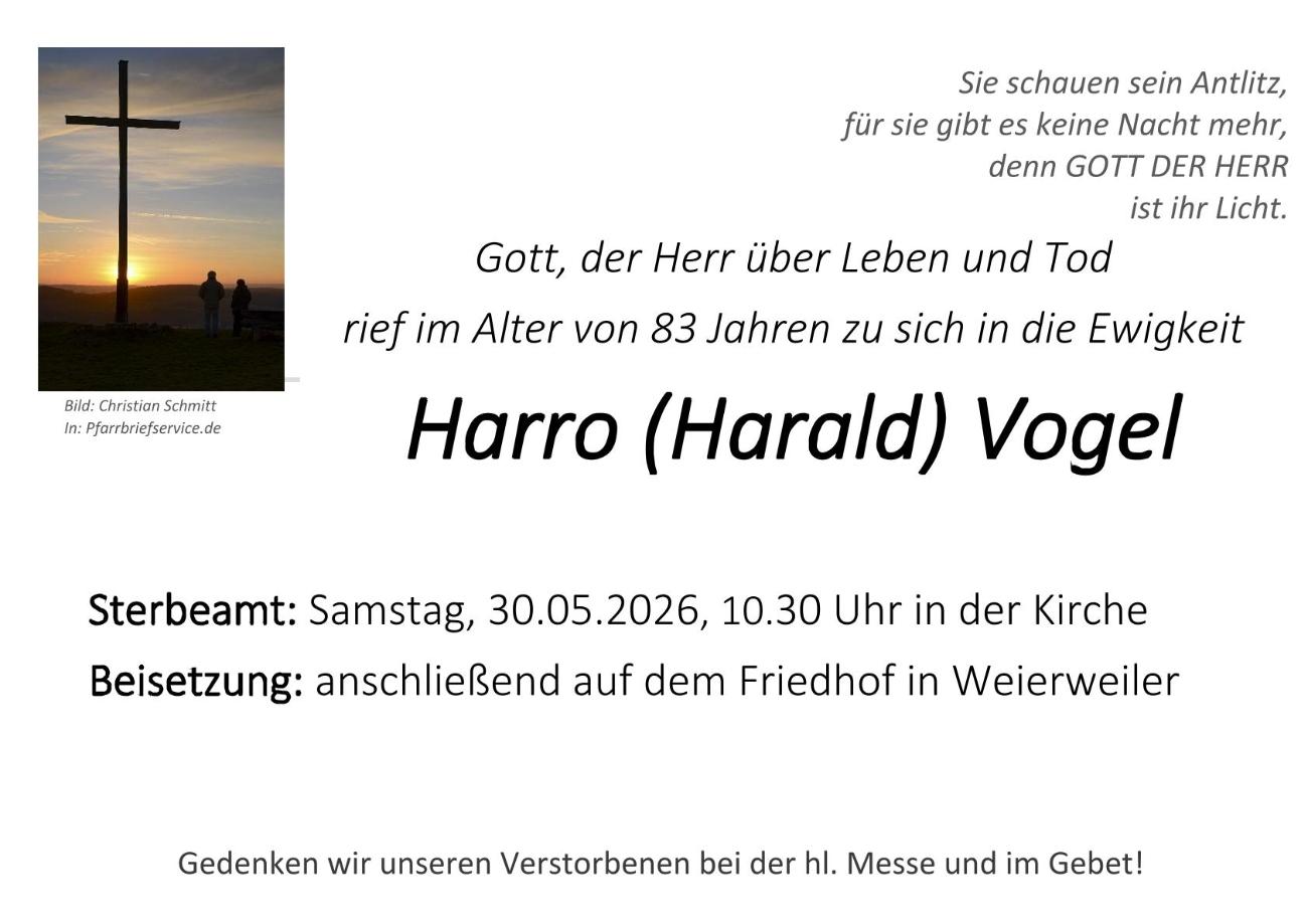 BE Vogel Harald Weiweiler 30.05.26
